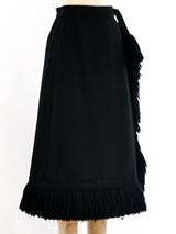 Geoffrey Beene Fringed Wool Skirt Skirt arcadeshops.com