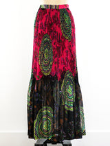 Lanvin Accordian Pleated Maxi Skirt Skirt arcadeshops.com