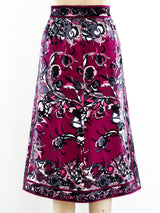 Pucci Printed Velvet Skirt Skirt arcadeshops.com