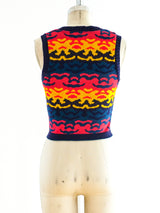 1970's Multicolor Knit Tank Top arcadeshops.com