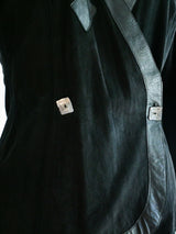 Jean Muir Leather Applique Suede Jacket Jacket arcadeshops.com