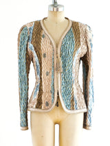 Jeanne Marc Quilted Stretch Jacket Jacket arcadeshops.com