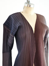 Issey Miyake Pleats Please Ombre Architectural Jacket Jacket arcadeshops.com