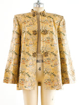 1940's Chinese Pagoda Jacquard Jacket Jacket arcadeshops.com