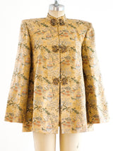 1940's Chinese Pagoda Jacquard Jacket Jacket arcadeshops.com