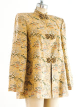 1940's Chinese Pagoda Jacquard Jacket Jacket arcadeshops.com