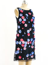 Azzaro Plastic Flower Embellished Dress Dress arcadeshops.com