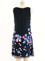 Azzaro Plastic Flower Embellished Dress Dress arcadeshops.com