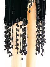 Moschino Fringed Velvet Vest Jacket arcadeshops.com