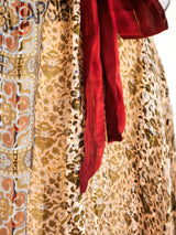 Floral Silk Chiffon Dress Dress arcadeshops.com