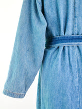 Denim Trench Coat Jacket arcadeshops.com