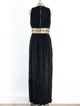 Plisse Pleated Sleeveless Dress Dress arcadeshops.com