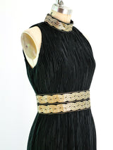 Plisse Pleated Sleeveless Dress Dress arcadeshops.com