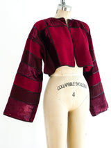 Geoffrey Beene Cropped Patchwork Jacket Jacket arcadeshops.com