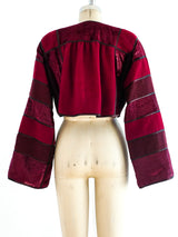Geoffrey Beene Cropped Patchwork Jacket Jacket arcadeshops.com