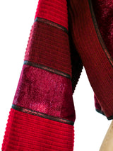 Geoffrey Beene Cropped Patchwork Jacket Jacket arcadeshops.com