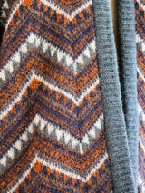 Escada Metallic Chevron Knit Jacket Jacket arcadeshops.com