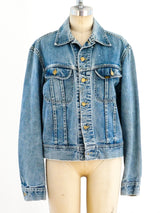 Eagle Embroidered Lee Denim Jacket Jacket arcadeshops.com
