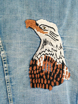 Eagle Embroidered Lee Denim Jacket Jacket arcadeshops.com