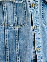 Eagle Embroidered Lee Denim Jacket Jacket arcadeshops.com