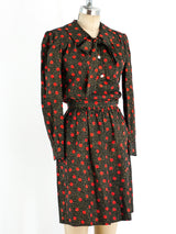 Yves Saint Laurent Red Dot Dress Dress arcadeshops.com