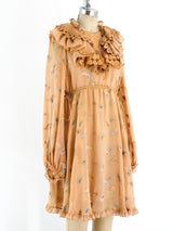 Chloe Ruffled Paisley Dress Dress arcadeshops.com