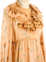 Chloe Ruffled Paisley Dress Dress arcadeshops.com