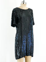 Ashish Black Sequin Mini Dress Dress arcadeshops.com