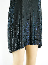Ashish Black Sequin Mini Dress Dress arcadeshops.com