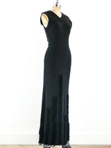Jean Paul Gauliter Shredded Sleeveless Gown Dress arcadeshops.com