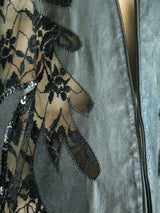 Leather and Lace Batwing Jacket Jacket arcadeshops.com