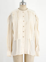Escada Ruffled Silk Top Top arcadeshops.com
