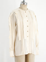 Escada Ruffled Silk Top Top arcadeshops.com