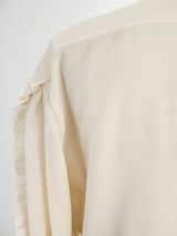 Escada Ruffled Silk Top Top arcadeshops.com