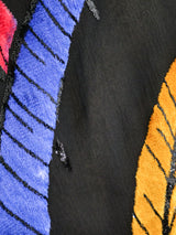 Multicolor Devore Velvet Feather Top Top arcadeshops.com