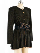 1970's Knit Belted Jacket Jacket arcadeshops.com