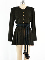 1970's Knit Belted Jacket Jacket arcadeshops.com