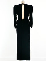 Estevez Sillver Sequin Column Dress Dress arcadeshops.com