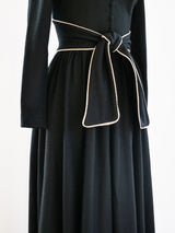 1970's Belted Maxi Dress Dress arcadeshops.com