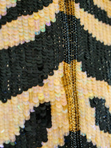 Sequin Tiger Stripe Jacket Jacket arcadeshops.com