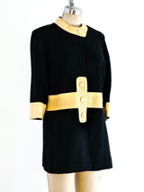 Mod Vinyl Trimmed Knit Jacket Jacket arcadeshops.com