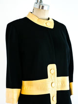 Mod Vinyl Trimmed Knit Jacket Jacket arcadeshops.com