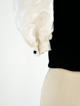Valentino Puff Sleeve Cropped Velvet Jacket Jacket arcadeshops.com