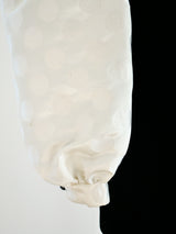 Valentino Puff Sleeve Cropped Velvet Jacket Jacket arcadeshops.com