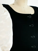 Valentino Puff Sleeve Cropped Velvet Jacket Jacket arcadeshops.com