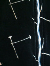 Patrick Kelly Nail Embroidered Velvet Dress Dress arcadeshops.com