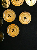 Patrick Kelly Gold Button Embellished Dress Dress arcadeshops.com