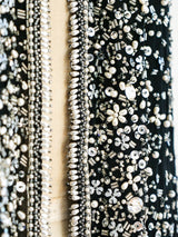 Halston Beaded Chiffon Jacket Jacket arcadeshops.com