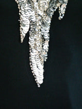 Bob Mackie Silver Flame Bustier Dress Dress arcadeshops.com