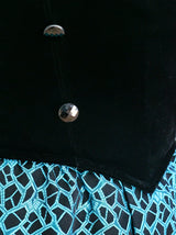 Valentino Turquoise Brocade Bustier Dress Dress arcadeshops.com